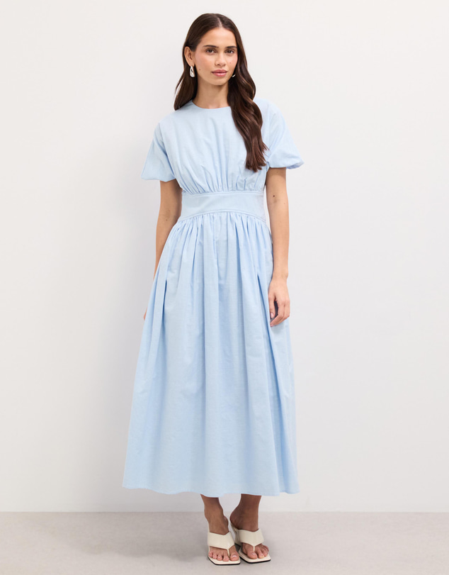 The Fated - Gallery Waisted Midi Dress