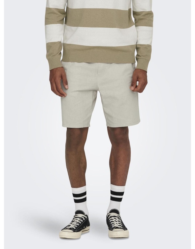Only & Sons - Linus Linen Blend Shorts