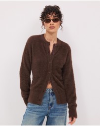 Calli - Rae Fluffy Knit Cardigan