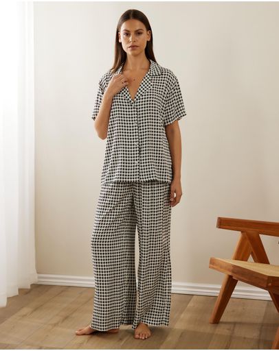 Black & White Houndstooth