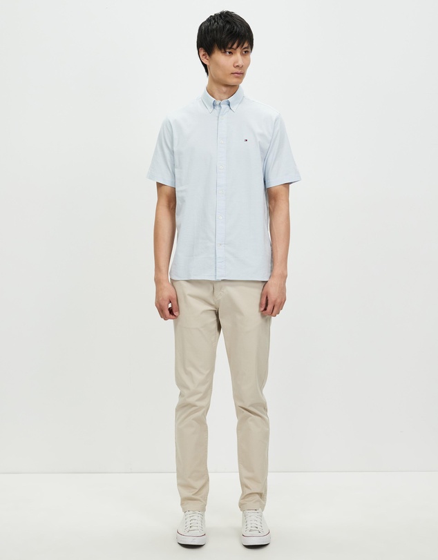 Tommy Hilfiger - 1985 Flex Oxford Stripe SS Shirt