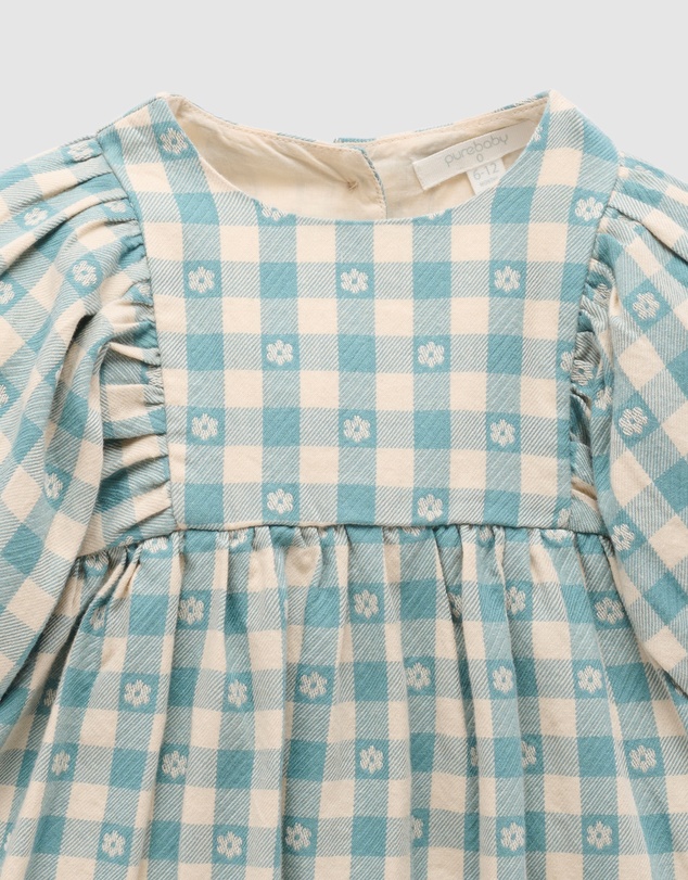 Purebaby - Gathered Dress -Kids-Babies