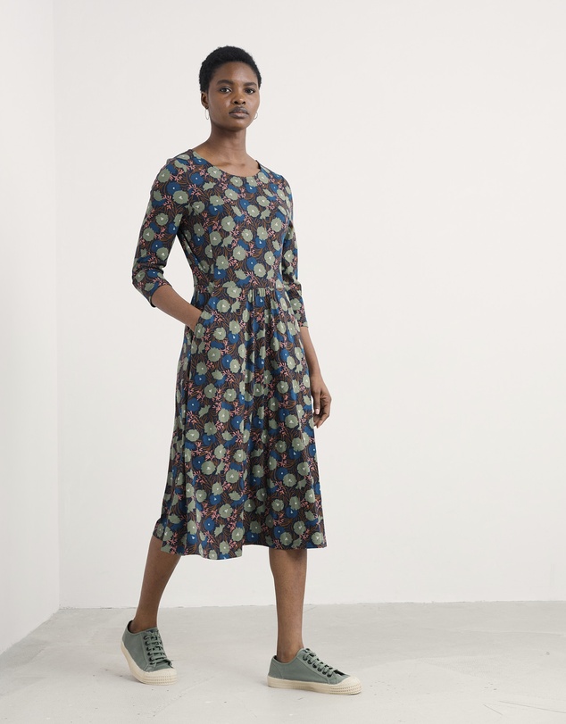 Seasalt - Seasalt Cornwall Navy April Dress