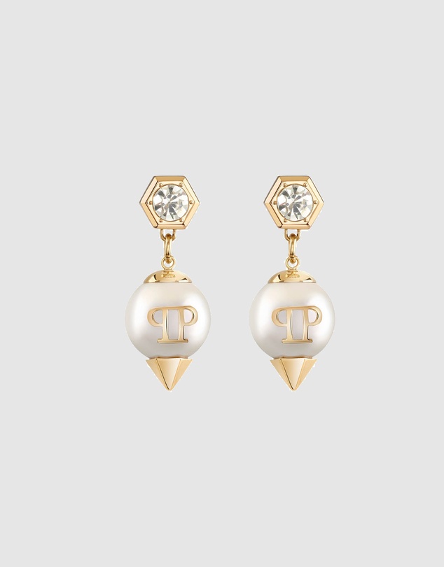 Philipp Plein - Plein Rhapsody Gold-Tone Drop Earrings
