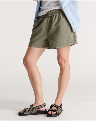 Decjuba - D-Luxe Denim Pull On Shorts