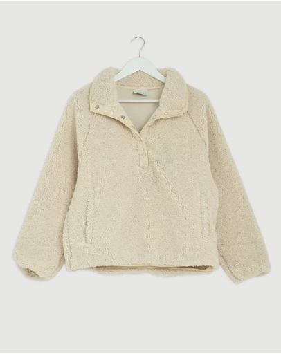 Revibe - Repaired The Upside Harlow Fleece Pullover - AU 10