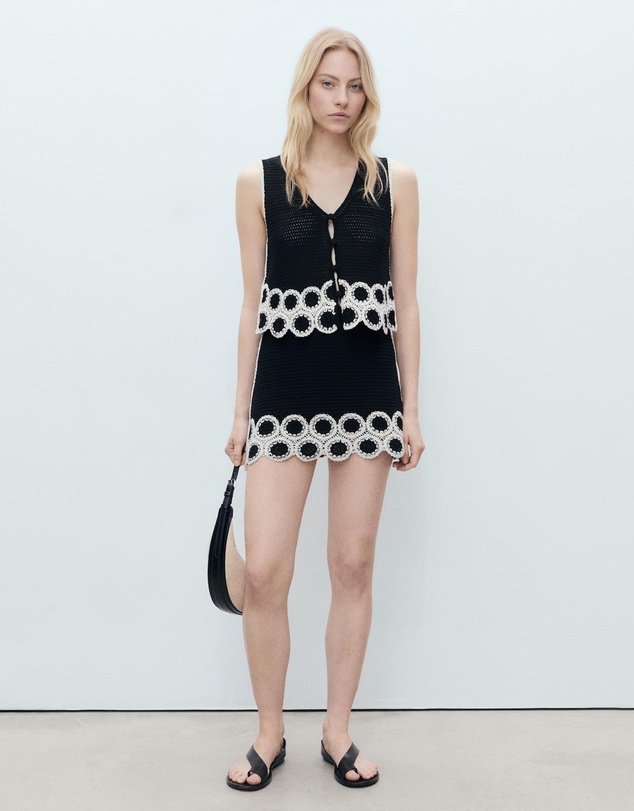 M.N.G - Ton Crochet Skirt