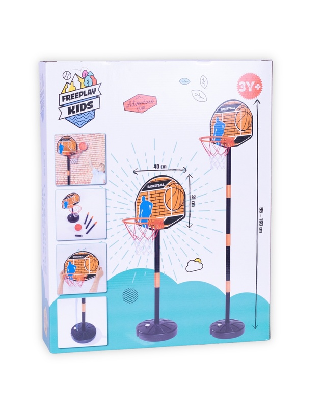 Freeplay Kids - Freeplay Kids Slam Dunk Basketball Set