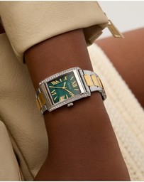 GUESS - Guess Ladies 2-Tone Silver Tone 27mm Analogue Watch