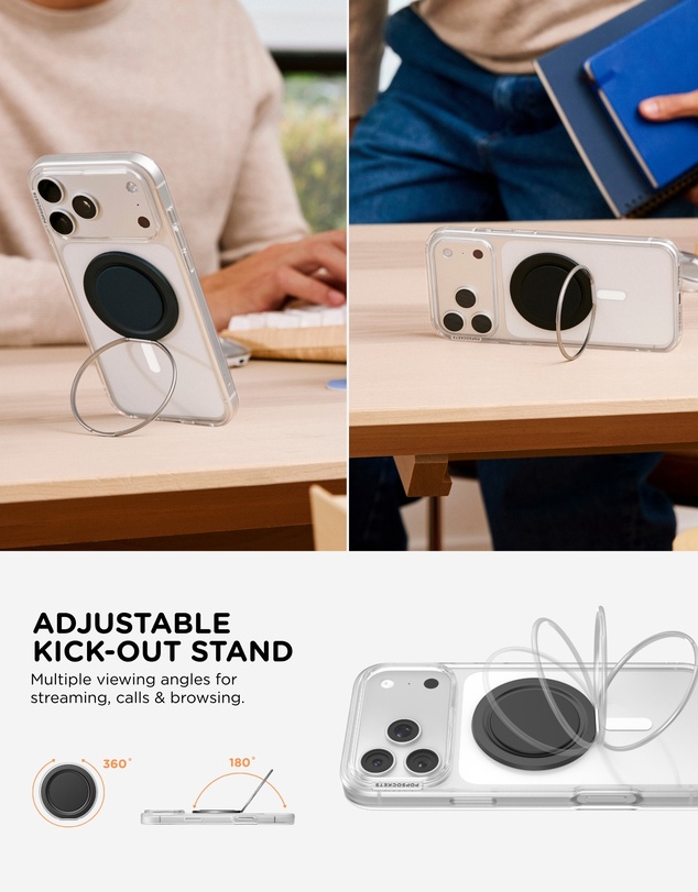 PopSockets - PopGrip LowPro MagSafe Mount Grip Stand
