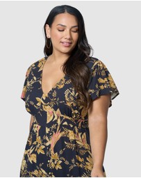 Sunday In The City - Night Riot Midi Dress