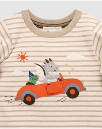 Purebaby - Flying Car Thick Tee -Kids-Babies