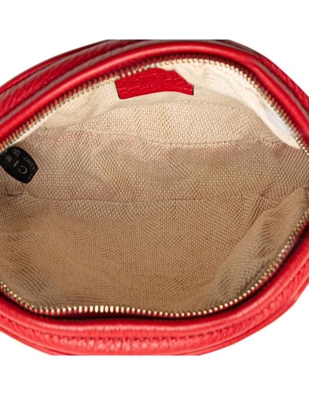 Pre-Loved by Azura Reborn - Pre-Loved Mini Pebbled Calfskin Soho Chain Crossbody