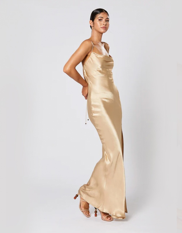 Winona - Cheri Dress Gold