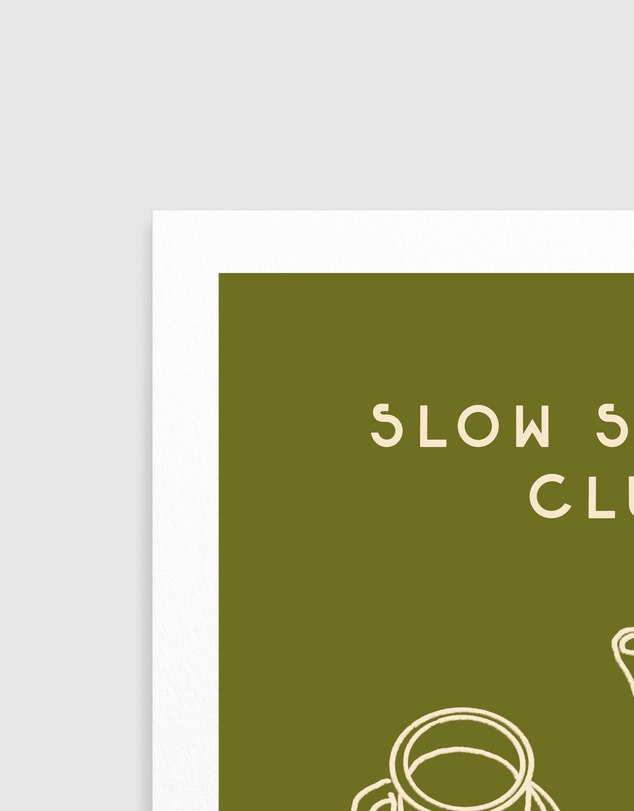 Olive et Oriel - Slow Sunday Club No2 by Treechild Art Print