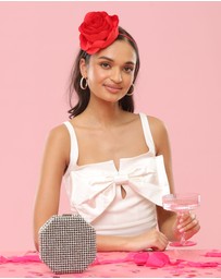 Morgan & Taylor - Amy Fascinator