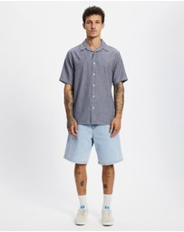 Thrills - Gardens Stripe Bowling Shirt