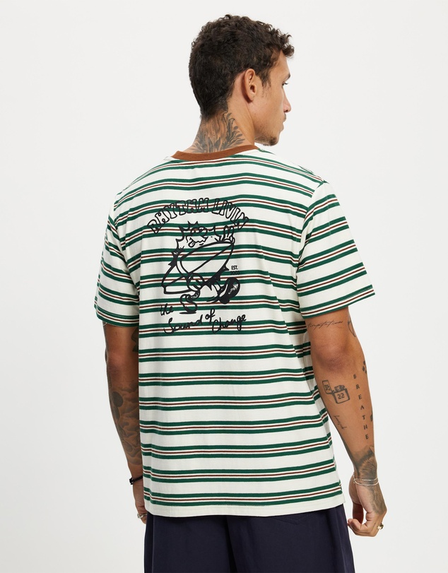 Rhythm - Peace Sun Vintage Stripe SS T-Shirt