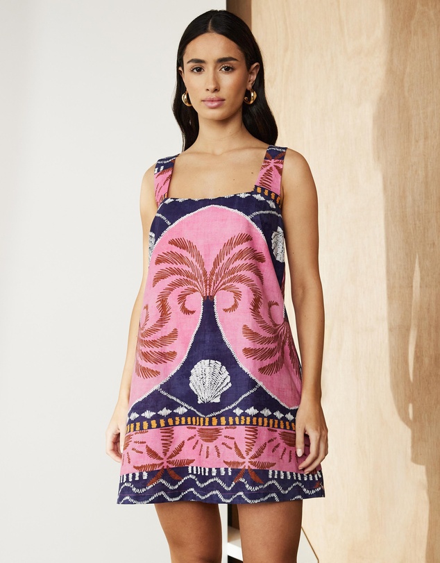 Atmos&Here - Palmer Linen Blend Shift Dress