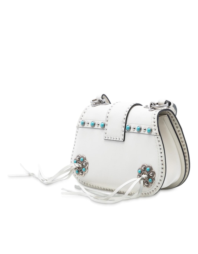 Pre-Loved by Azura Reborn - Pre-Loved City Calf Studded Folk Corsiere Satchel