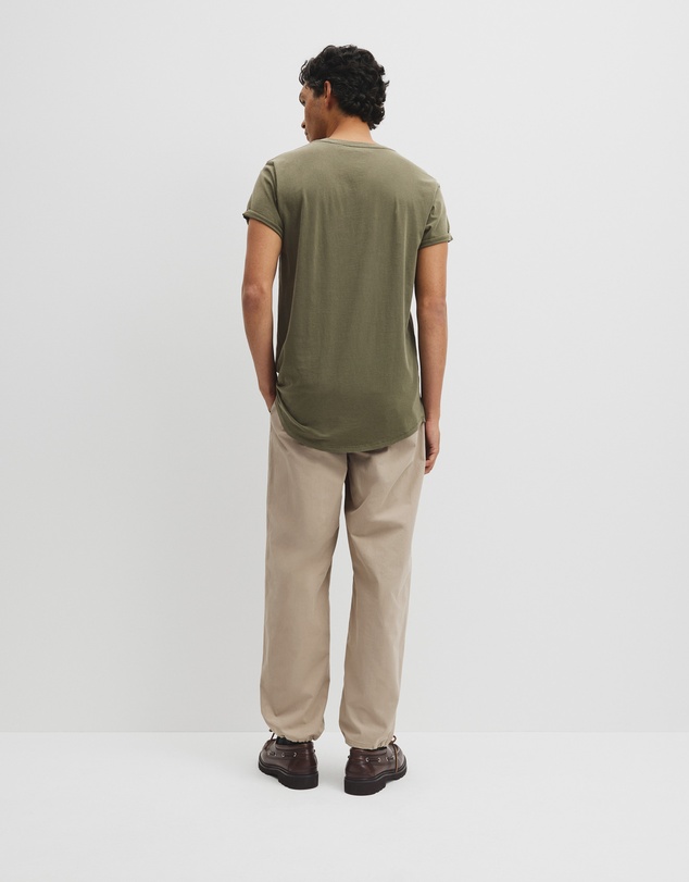 Country Road - Australian Cotton Longline Garment Dye T-shirt