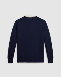 Polo Ralph Lauren - Logo Fleece Rugby Sweatshirt - ICONIC EXCLUSIVE - Teens