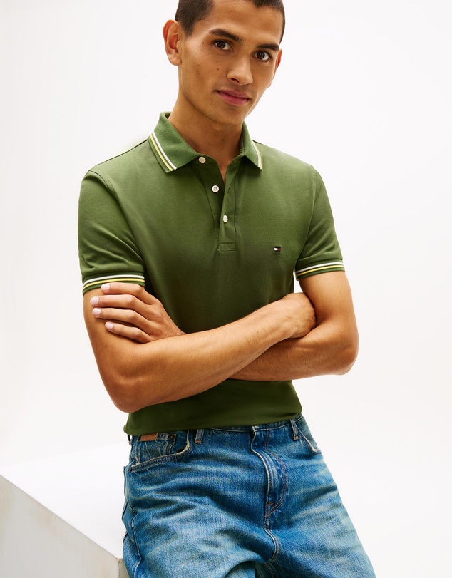 Tommy Hilfiger - Slim Tipped Polo Shirt