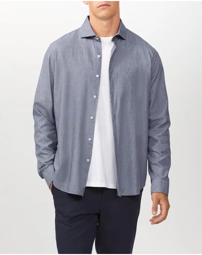 Van Heusen - Cotton Tencel Blend Casual Shirt