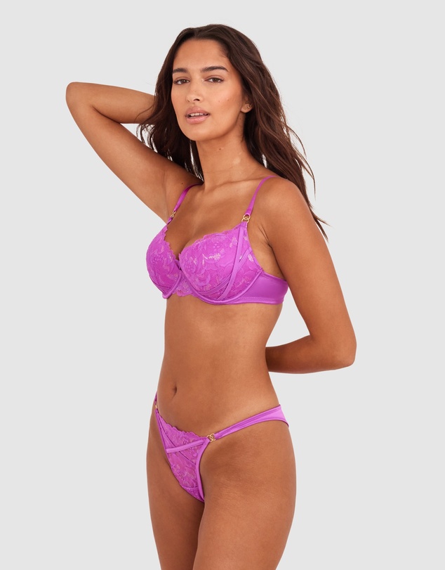 Bras N Things - Narelle Lightly Lined Bra - Purple