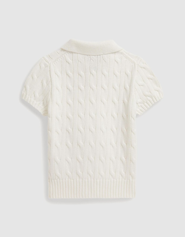 Polo Ralph Lauren - Short Sleeve Classic Cable Sweater - Kids