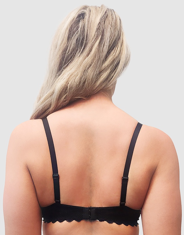 Naturana - Seamless Padded Underwire T-Shirt Bra With Lace