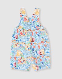 Goldie + Ace - Summer Bay James Pocket Overalls - Babies-Kids