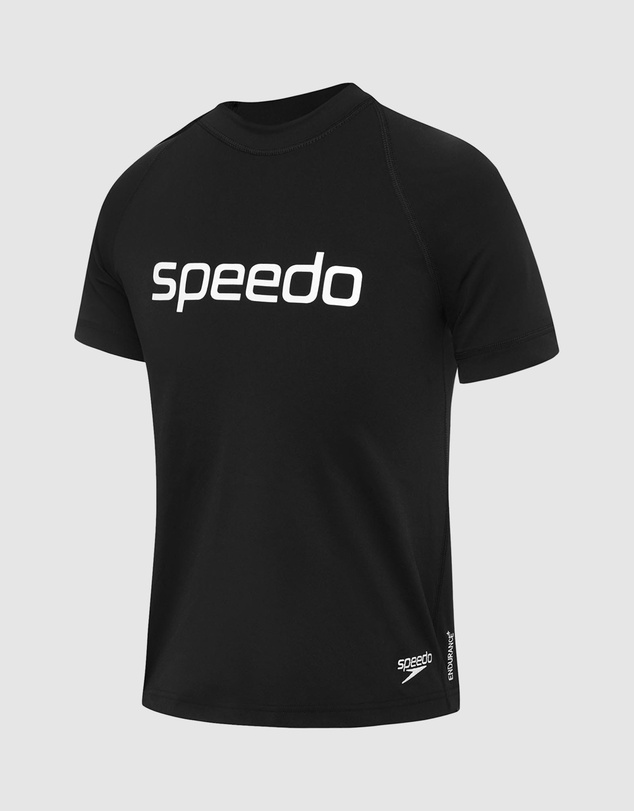 Speedo - Logo Short Sleeve Sun Top - Kids-Teens