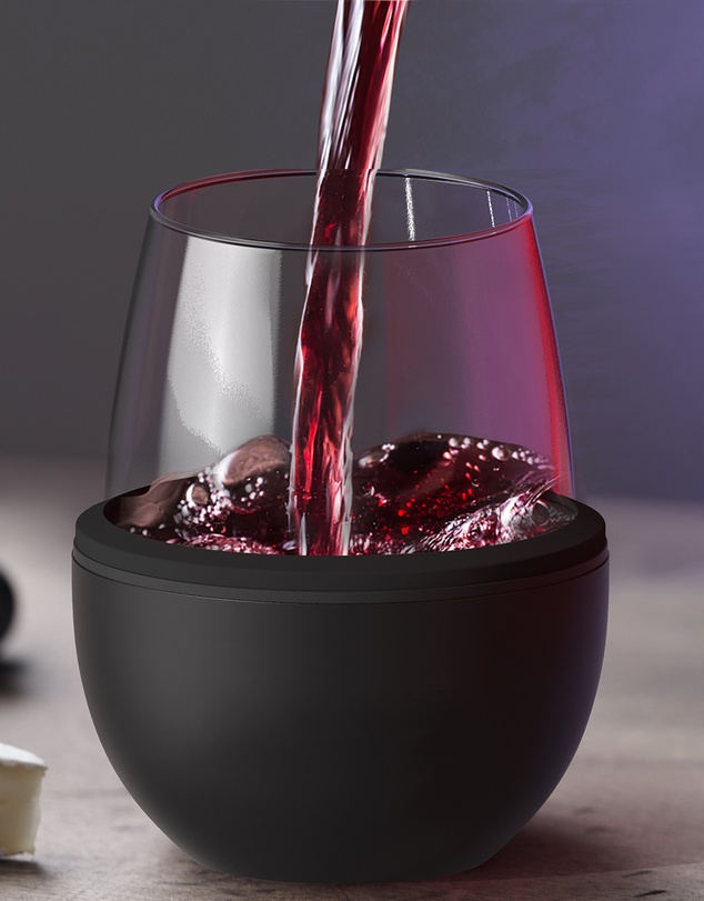 Asobu - Asobu Insulated Wine Kuzie, Black