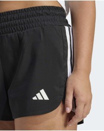adidas Performance - Pacer Workout Woven High Rise Shorts Womens