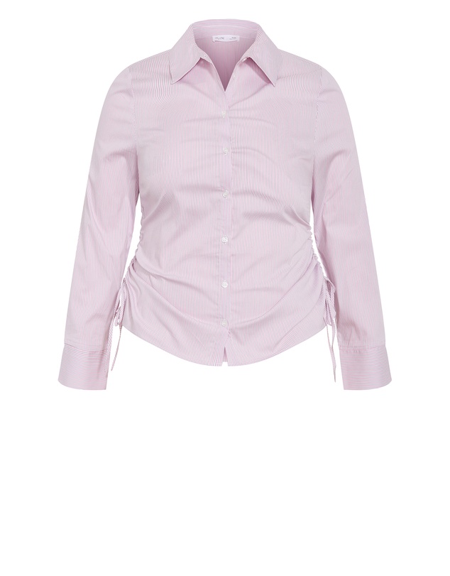 City Chic - Tayla Side Cinched Stripe Shirt