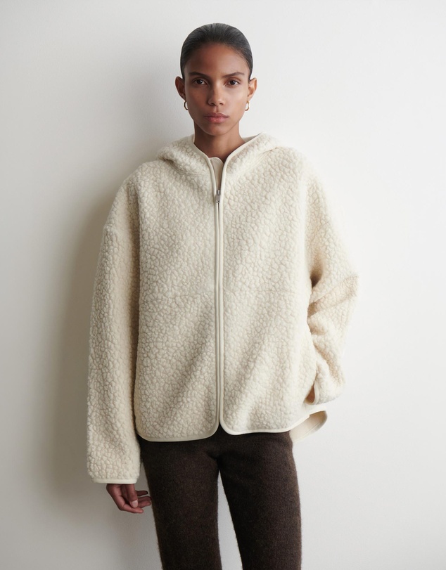 COS - Hooded Teddy Jacket