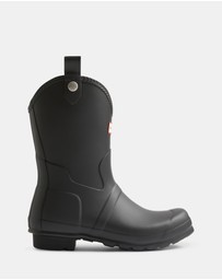 Hunter - Women’s Original Cowboy Boot Black