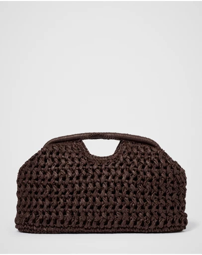 Forever New - Shara Weave Frame Clutch Bag