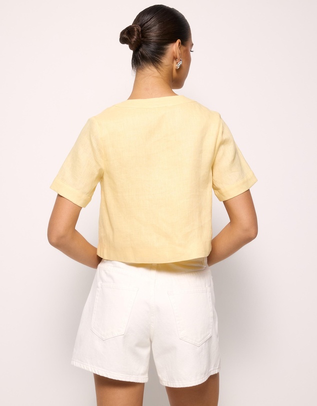 AERE - Selah Linen Top