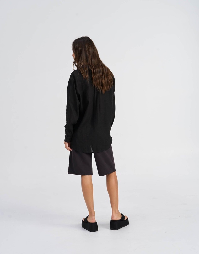 ONLY - Tokyo Linen Blend Long Sleeve Shirt