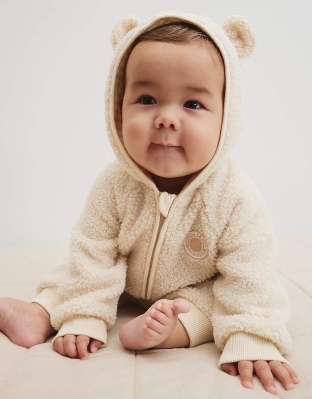 Country Road - Sherpa Hooded Jumpsuit