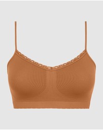 Billet Doux - Zen Attitude Crop Top Style Wirefree Bralette - 2 Pack