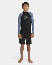 Quiksilver - Boys 8 to 16 Ontourlsyt Rash Vest