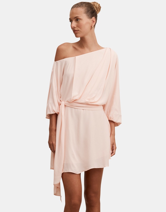 Forever New - Sammy Tipped Draped Mini Dress