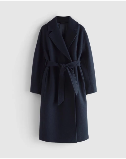 & Other Stories - Voluminous Belted Wool Coat