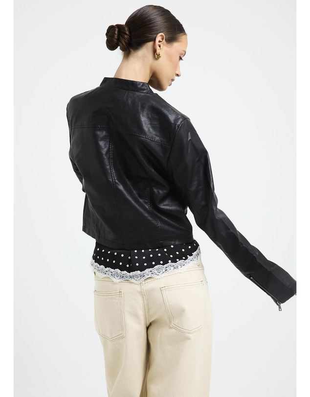 Insight - Lea Double Zip PU Jacket