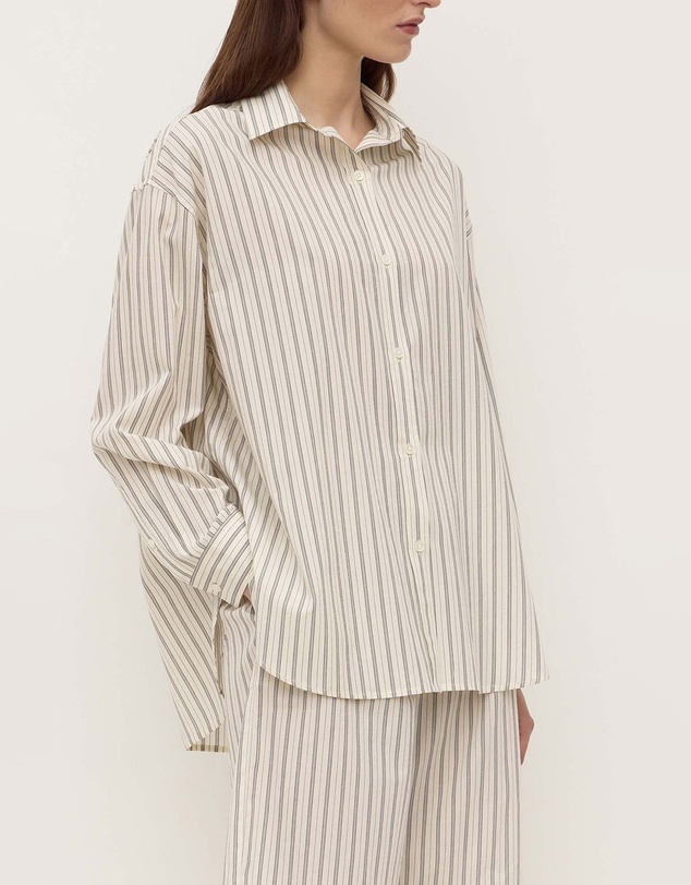 Assembly Label - Ria Stripe Long Sleeve Shirt