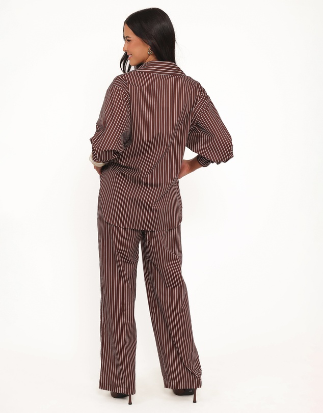 Petal & Pup - Darya Pants - Chocolate Stripe