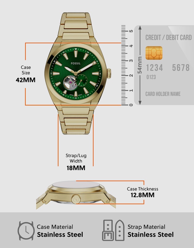 Fossil - Everett Gold Analogue Watch